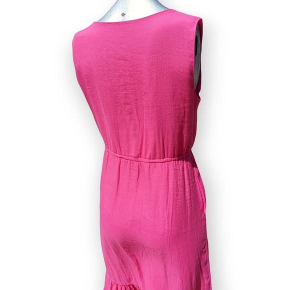 Nanette Lepore Barbie Pink Midi Dress - Picture 8 of 11
